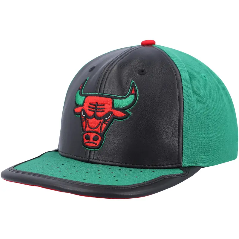men8217s chicago bulls mitchell amp ness blackgreen day one snapback hat