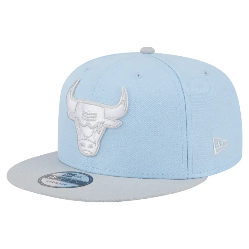 men8217s chicago bulls new era light bluegray color pack 2-tone 9fifty snapback hat